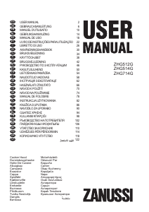 Manual Zanussi ZHG512G Hotă