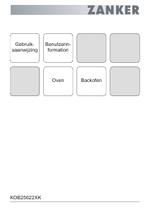 Handleiding Zanker KOB25622XK Oven