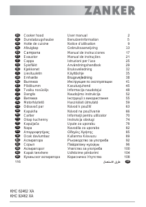 Mode d’emploi Zanker KHC62462XA Hotte aspirante