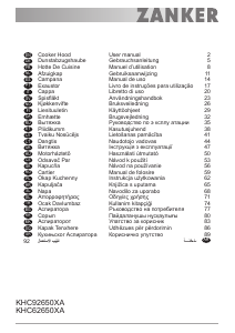 Instrukcja Zanker KHC92650XA Okap kuchenny