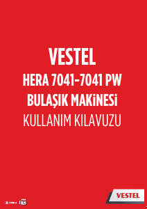 Kullanım kılavuzu Vestel HERA 7041 PW Bulaşık makinesi