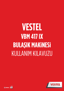 Kullanım kılavuzu Vestel VBM 417 IX Bulaşık makinesi