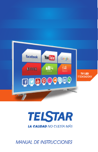 Manual de uso Telstar TTS43420KK Televisor de LED