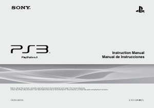 Manual de uso Sony CECH-2001A PlayStation 3