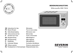 Instrukcja Severin MW 7854 Kuchenka mikrofalowa