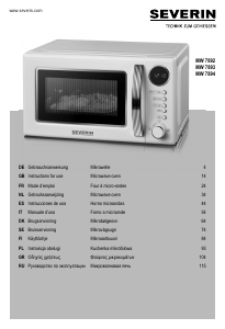 Mode d’emploi Severin MW 7892 Micro-onde