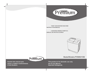 Handleiding Premium PWM6010M Wasmachine