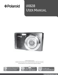 Manual Polaroid iX828 Digital Camera