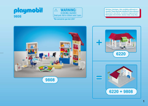 كتيب Playmobil set 9808 City Life مقابل