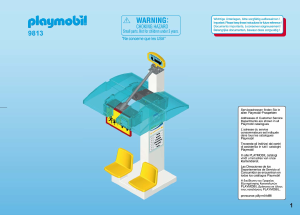 Manuale Playmobil set 9813 City Life Fermata dell'autobus