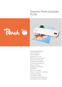 Mode d’emploi Peach PL740 Plastifieuse