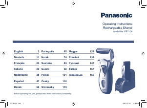 Käyttöohje Panasonic ES-7109 Parranajokone