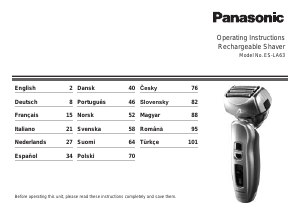 Manuale Panasonic ES-LA63 Rasoio elettrico