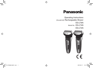 Manuale Panasonic ES-LT4N Rasoio elettrico