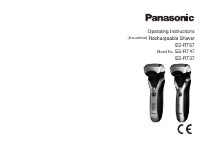 Manual Panasonic ES-RT47 Máquina barbear