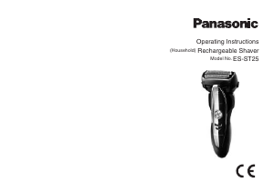 Manuale Panasonic ES-ST25 Rasoio elettrico