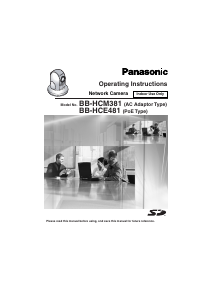 Handleiding Panasonic BB-HCE481 IP camera