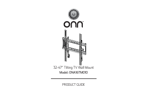 Manual Onn ONA16TM010 Wall Mount