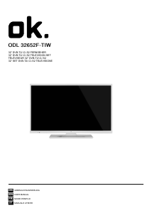 Bedienungsanleitung OK ODL 32652F-TIW LED fernseher