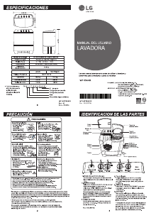 Manual de uso LG WP-1960R Lavadora
