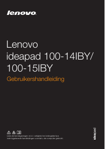 Handleiding Lenovo IdeaPad 100-14IBY Laptop