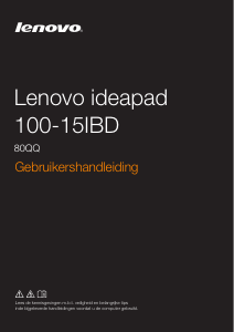 Handleiding Lenovo IdeaPad 100-15IBD Laptop