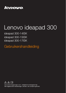 Handleiding Lenovo IdeaPad 300-14ISK Laptop