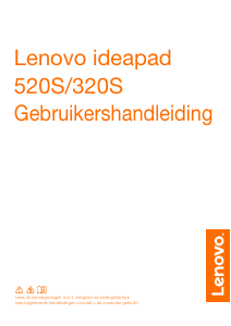Handleiding Lenovo IdeaPad 520SL-14IKB Laptop