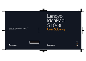 Manual Lenovo IdeaPad S10-3t Laptop