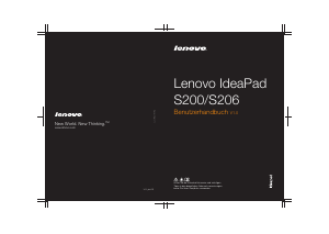 Bedienungsanleitung Lenovo IdeaPad S200 Notebook