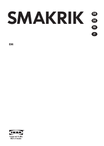 Manual IKEA SMAKRIK EM Espresso Machine