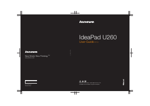 Bruksanvisning Lenovo IdeaPad U260 Bärbar dator