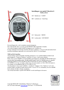 Handleiding VibraLITE 8 Horloge