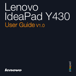 Handleiding Lenovo IdeaPad Y430 Laptop