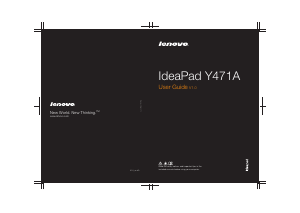 Handleiding Lenovo IdeaPad Y471A Laptop