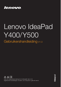 Handleiding Lenovo IdeaPad Y500 Laptop