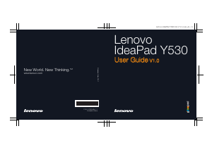 Handleiding Lenovo IdeaPad Y530 Laptop
