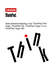 Handleiding Lenovo ThinkPad P40 Yoga Laptop