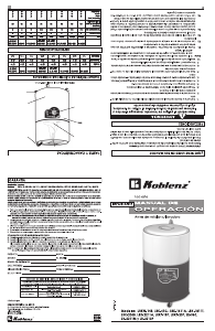 Manual de uso Koblenz LR-2211M Lavadora
