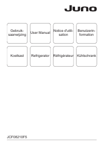 Bedienungsanleitung Juno JCF08210F5 Kühlschrank