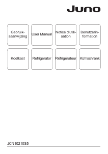 Mode d’emploi Juno JCN10210S5 Réfrigérateur