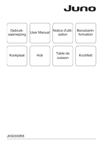 Mode d’emploi Juno JKSI300R8 Table de cuisson