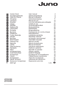 Manuale Juno JDF604E6 Cappa da cucina