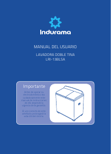 Manual de uso Indurama LRI-13BLSA Lavadora