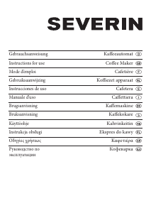 Bedienungsanleitung Severin KA 4212 Kaffeemaschine