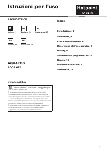 Manuale Indesit EDPE 745 A2 ECO IT Asciugatrice