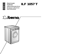 Käyttöohje Iberna ILF 1057 T Pesukone