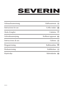 Handleiding Severin KA 5740 Cafe Caprice Koffiezetapparaat