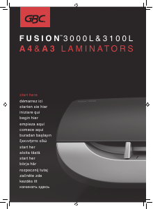 Manual de uso GBC Fusion 3200L Plastificadora