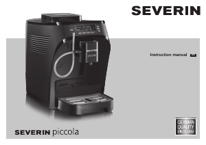 Bruksanvisning Severin KV 8055 Piccola Classica Kaffebryggare